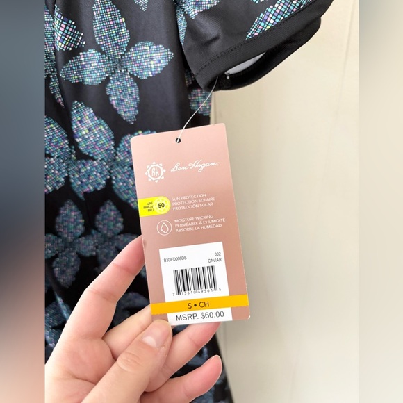 Ben hogan short sleeve performance golf dress mini v neck size SM new - Picture 4 of 4